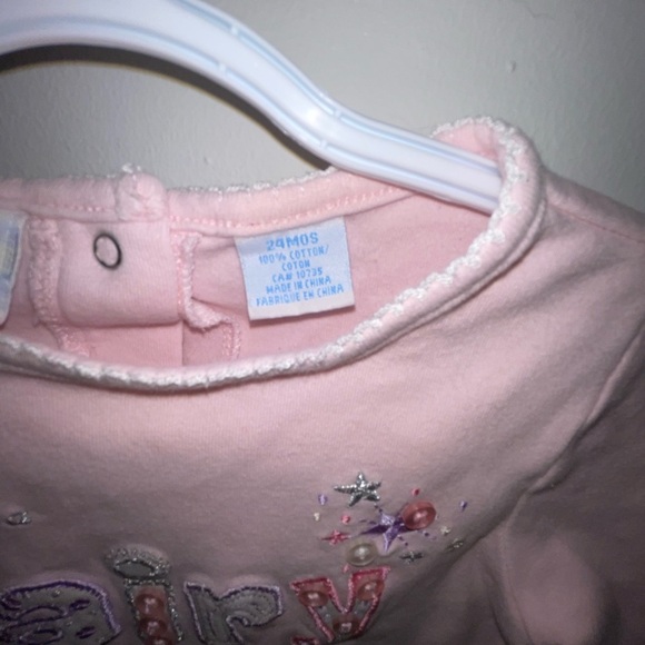 5/$15 Vintage Miniwear Pink Baby Onesie - Picture 3 of 7